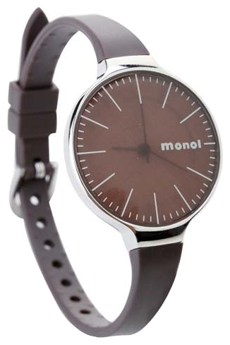 Wrist watch Kawaii Factory Monol misty (korichnevye) for women - picture, photo, image