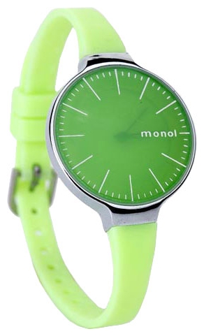 Wrist unisex watch Kawaii Factory Monol misty (salatovye) - picture, photo, image