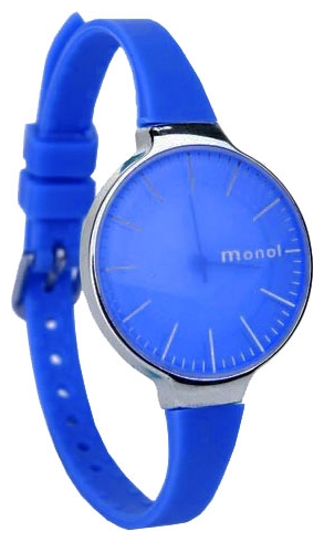 Wrist unisex watch Kawaii Factory Monol misty (sinie) - picture, photo, image