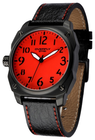 Wrist unisex watch Kawaii Factory OverFly (cherno-krasnye) - picture, photo, image