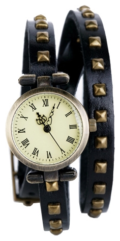 Wrist watch Kawaii Factory Ticker (chernye) for women - picture, photo, image