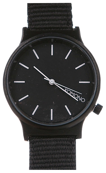 Wrist unisex watch KOMONO Wizard Heritage Series Black/White - picture, photo, image