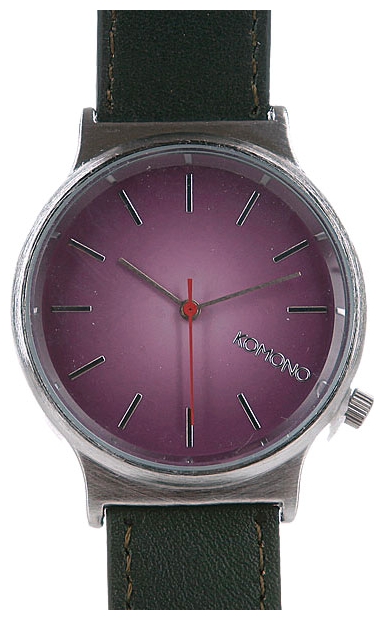 Wrist watch KOMONO Wizard Silver/Gradient/Plum for Men - picture, photo, image
