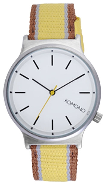 Wrist watch KOMONO Wizard Three Tone Series Silver/Sunray for Men - picture, photo, image