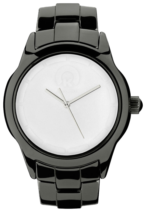 Wrist unisex watch Kraftworxs Full moon Black Ceramic White - picture, photo, image