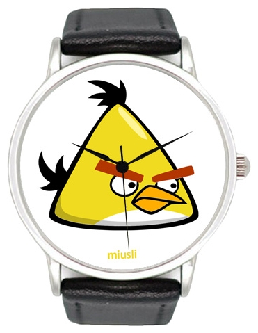 Wrist watch Miusli Angry birds Yellow for unisex - picture, photo, image