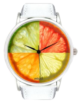 Wrist watch Miusli Citrus White for women - picture, photo, image