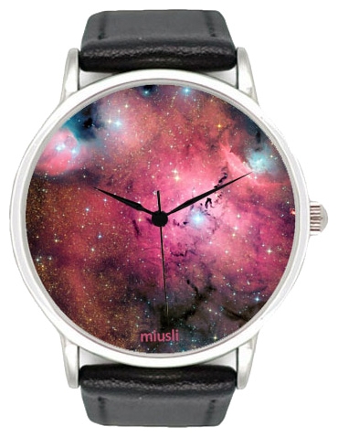 Wrist unisex watch Miusli Kosmos black - picture, photo, image