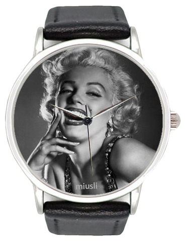 Wrist unisex watch Miusli Monroe black - picture, photo, image