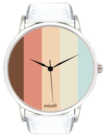 Wrist watch Miusli Palette warm white for unisex - picture, photo, image