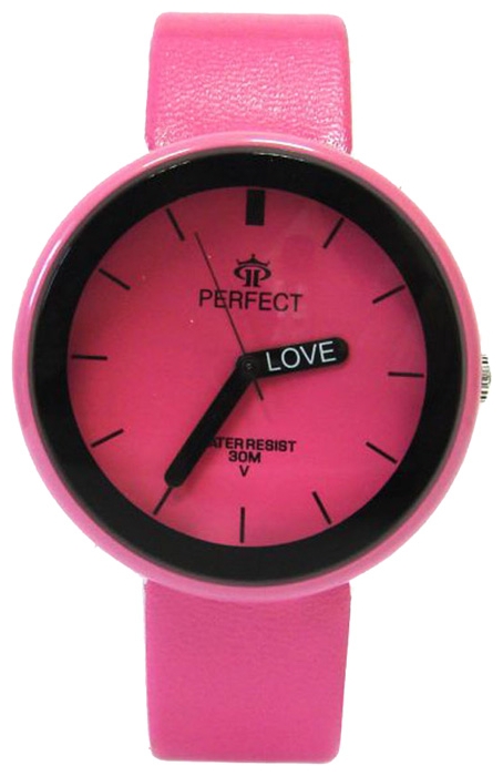 Wrist unisex watch Miusli Round Pink - picture, photo, image