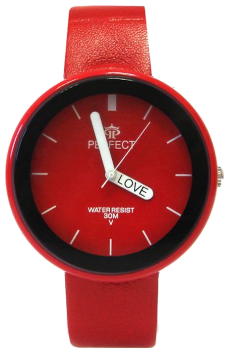 Wrist watch Miusli Round Red for unisex - picture, photo, image