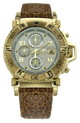 Wrist watch Nexxen NE10902CHM GP/SIL/BRN for men - picture, photo, image