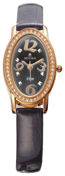 Wrist watch Nexxen NE7509CL RG/BLK/PEARL(MOP) for women - picture, photo, image