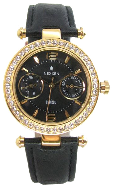 Wrist watch Nexxen NE9801CL GP/BLK/BLK for women - picture, photo, image