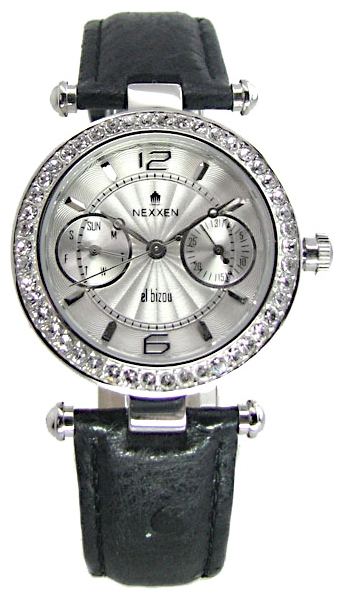 Wrist watch Nexxen NE9801CL PNP/SIL/BLK for women - picture, photo, image