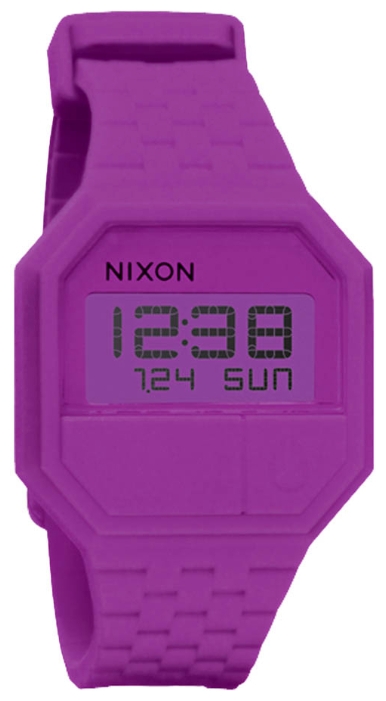 Wrist unisex watch Nixon Rubber Re-Run Rhodo - picture, photo, image