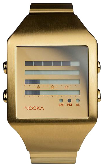 Wrist unisex watch Nooka Zeel Zen-H 20 Gold Bracelet - picture, photo, image