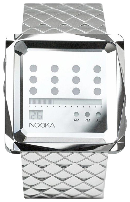 Wrist unisex watch Nooka Zem Zot Mirror Steel - picture, photo, image