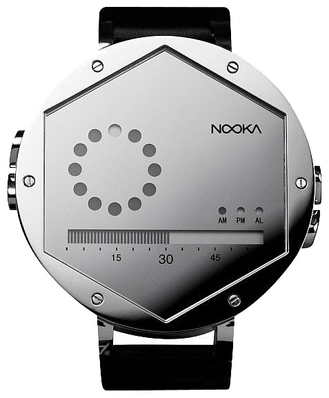 Wrist unisex watch Nooka Zex Silver - picture, photo, image
