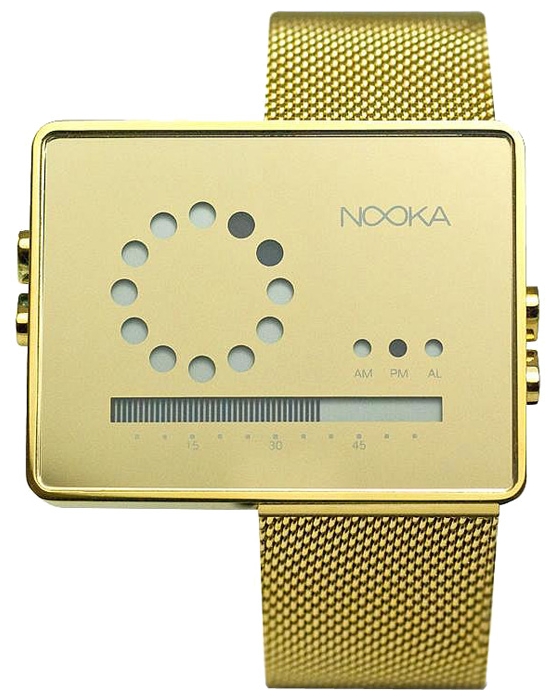 Wrist unisex watch Nooka Zirc Gold - picture, photo, image