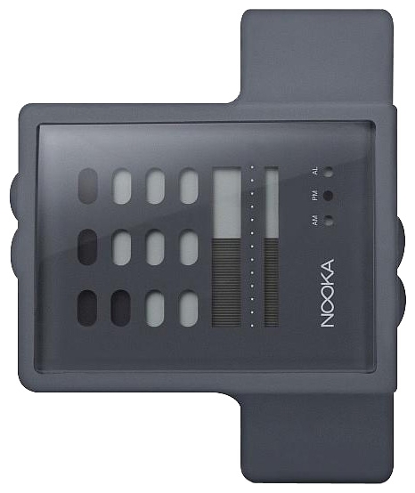 Wrist unisex watch Nooka Zub Zayu Grey - picture, photo, image