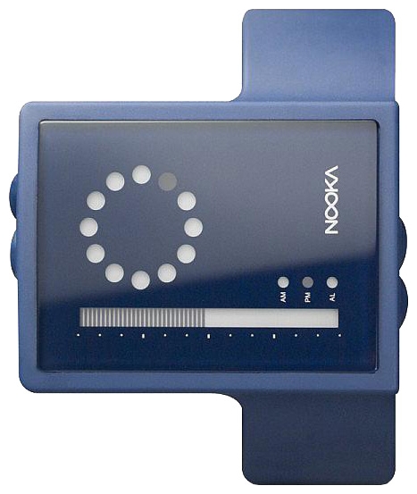 Wrist unisex watch Nooka Zub Zayu Zirc Midnight Blue - picture, photo, image