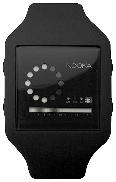 Wrist unisex watch Nooka Zub Zirc 20 Black - picture, photo, image
