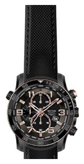 Wrist watch PULSAR Sputnik NM-1L254-3.8 cher.+korich., rozovyj for Men - picture, photo, image