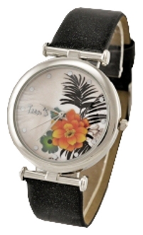 Wrist watch PULSAR Tik-Tak H736 CHernye/zheltye cvety for children - picture, photo, image