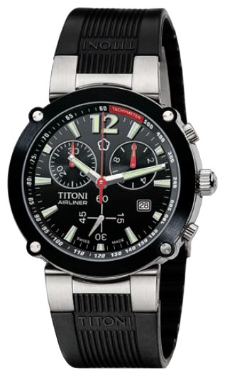 Wrist watch PULSAR Titoni 94935S-BK-304P for Men - picture, photo, image