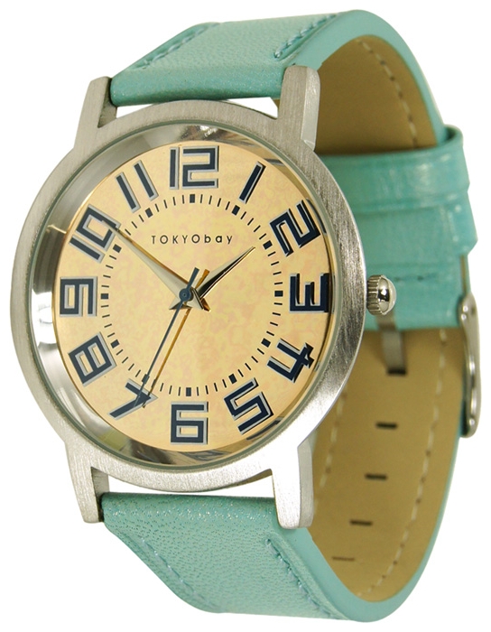 Wrist unisex watch PULSAR TOKYObay Pearl Track Large Blue - picture, photo, image