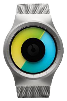 Wrist unisex watch PULSAR ZIIIRO Celeste Chrome - Colored - picture, photo, image