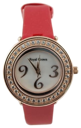 Wrist watch Royal Crown 3641RSG krasn. for women - picture, photo, image