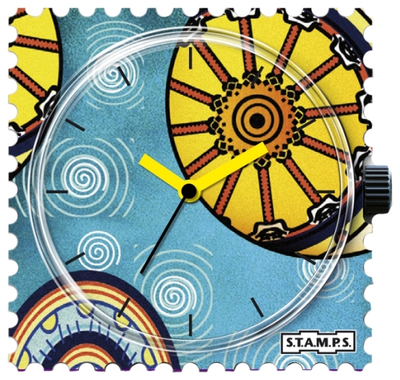Wrist unisex watch S.T.A.M.P.S. African sun - picture, photo, image