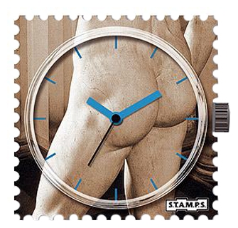 Wrist watch S.T.A.M.P.S. Backside for unisex - picture, photo, image