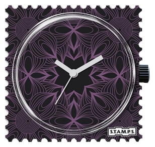 Wrist watch S.T.A.M.P.S. Black Graphic for unisex - picture, photo, image