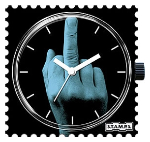 Wrist unisex watch S.T.A.M.P.S. Fuck you - picture, photo, image