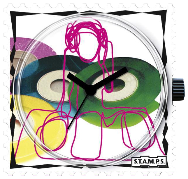 Wrist watch S.T.A.M.P.S. Funky DJ for unisex - picture, photo, image