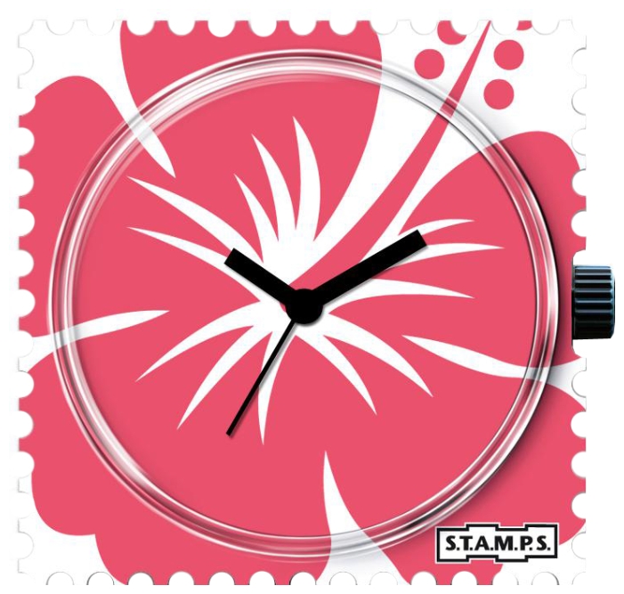 Wrist unisex watch S.T.A.M.P.S. Hibiscus - picture, photo, image