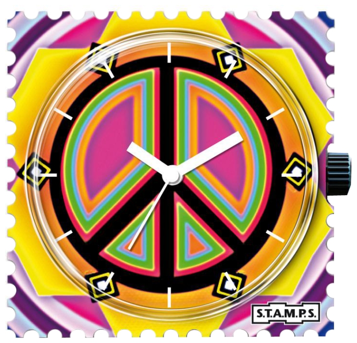 Wrist watch S.T.A.M.P.S. Peace for unisex - picture, photo, image