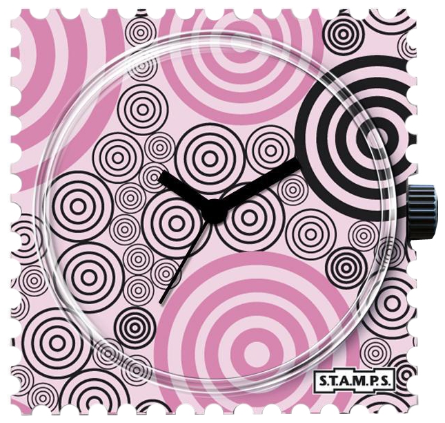 Wrist unisex watch S.T.A.M.P.S. Pink Point - picture, photo, image