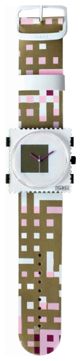 Wrist unisex watch S.T.A.M.P.S. Square Gold - picture, photo, image