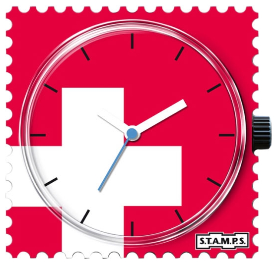 Wrist watch S.T.A.M.P.S. Swiss art for unisex - picture, photo, image