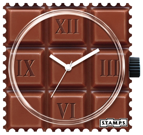 Wrist unisex watch S.T.A.M.P.S. Time Choc - picture, photo, image