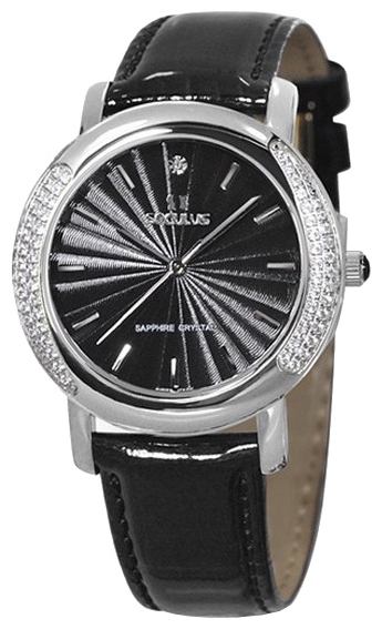 Wrist watch Seculus 1673.2.1063 black-cz for women - picture, photo, image