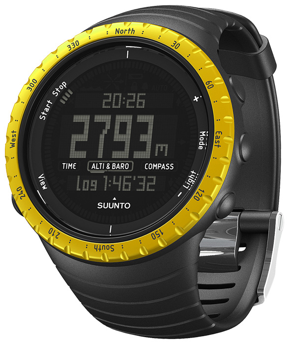 Wrist watch Suunto Core Black Yellow for Men - picture, photo, image