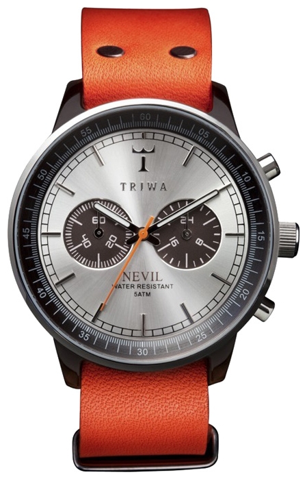 Wrist unisex watch TRIWA Havana Orange Nevil - picture, photo, image