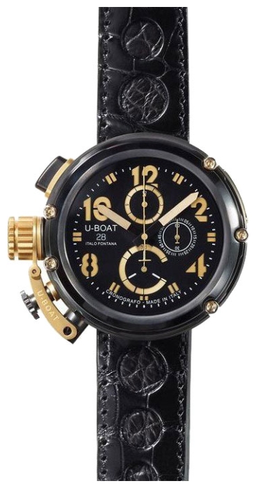 Wrist watch U-BOAT 18 K gold U-51 CRONO GOLD ARROW for Men - picture, photo, image