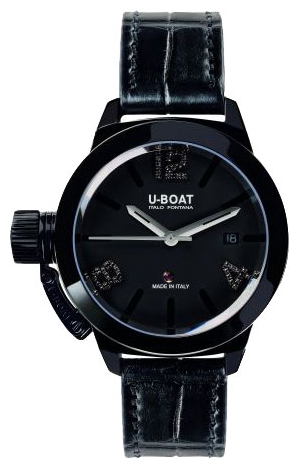 Wrist watch U-BOAT CLASSICO 40 IPB BLACK DIAMONDS for Men - picture, photo, image